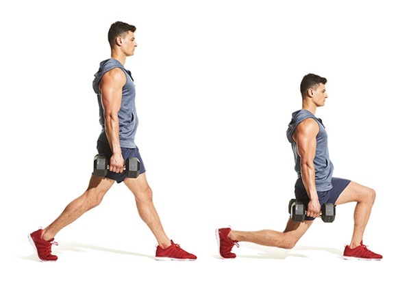 bai tap dumbbell split squat