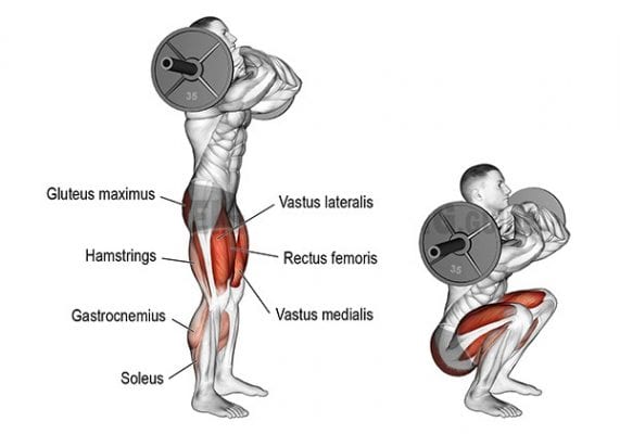 front squat la gi