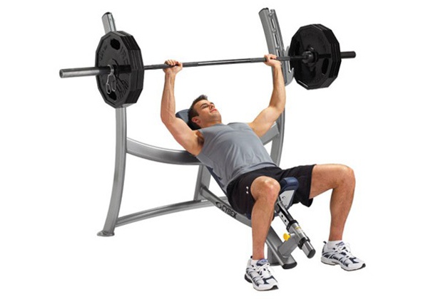 incline barbell bench press