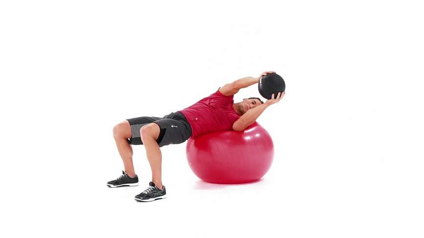 Gym Ball Russian Twist