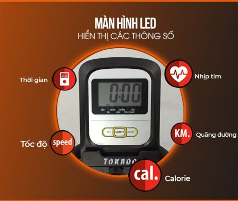 man hinh xe dap tap Tokado TK 360R