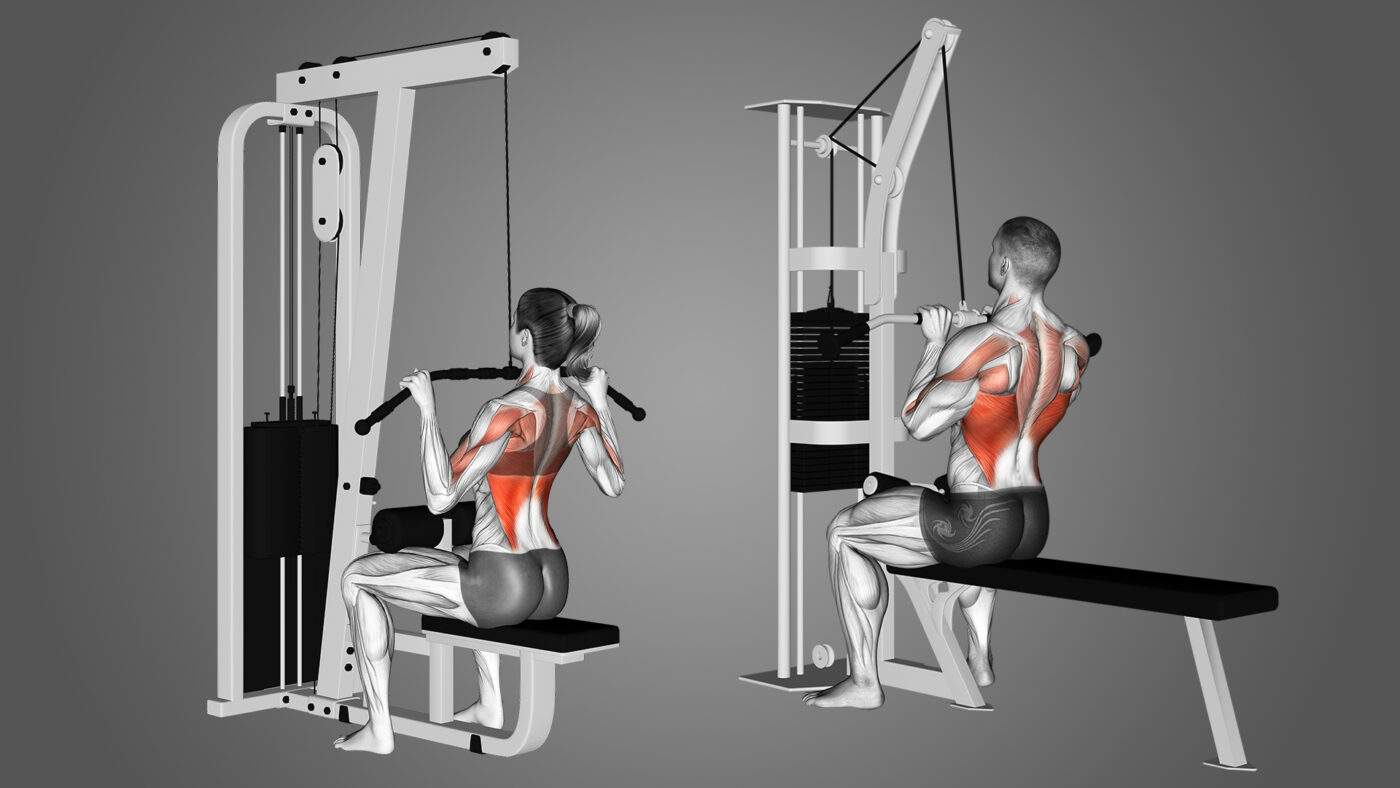 wide grip vs close grip lat pulldown